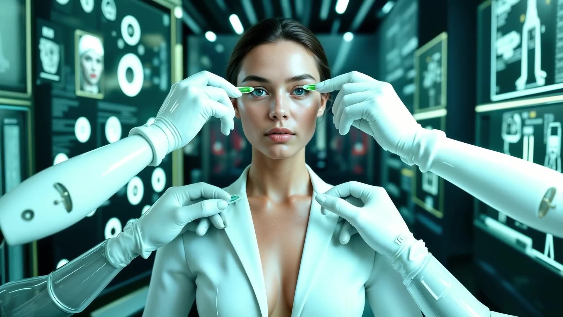 Realistic CYBER Woman - Natural AI Women Come to Life in Stunning AI Art! - AI Microfilm