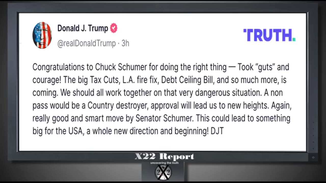 X-22 Financial Report - Trump Confirms We Are Headed In A Whole New Direction...3-14-25