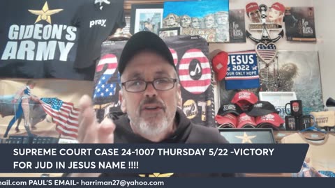 GIDEONS ARMY WED 5/21 @ 930 AM EST