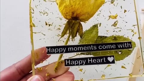 Resin flower frame tutorial