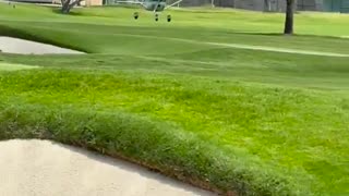 Plane makes an emergency landing at Riviera Country Club in LA