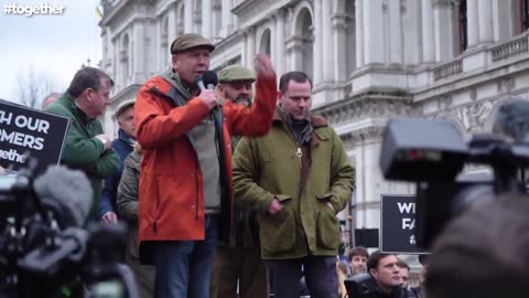 FARMER PROTEST: "We fed this country... do not let them destroy this industry" (Gareth Wyn Jones)
