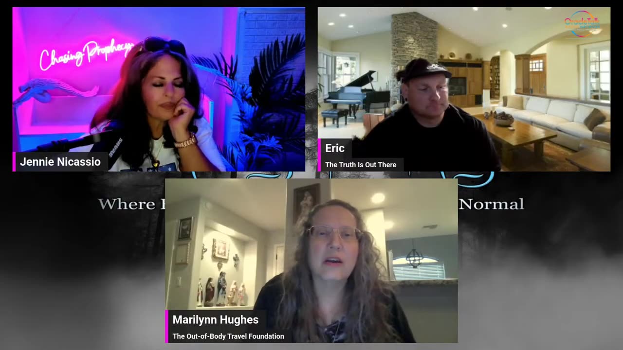 Chasing Prophecy, Jennie Nicassio, Exploring the Out of Body Experience with Marilynn Hughes