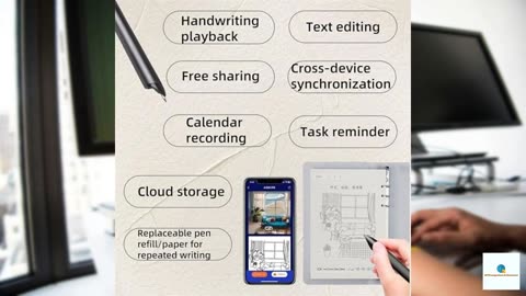 XNote - AI-Powered Smart Writing Set (Black Stitching)