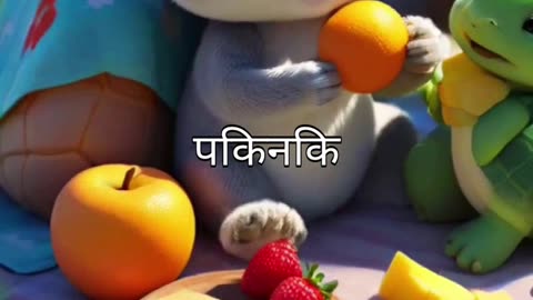 Rabbit and Tortoise story