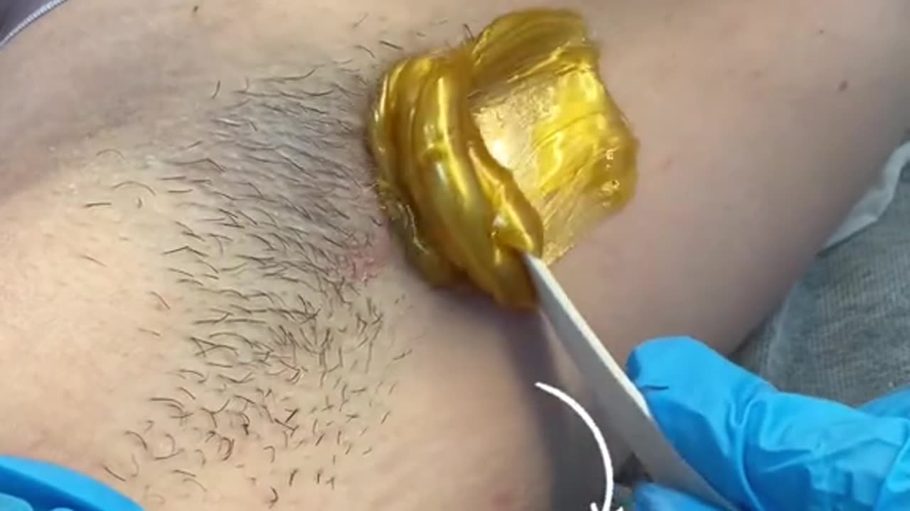 Underarm Waxing in Indiana Using Sexy Smooth Golden Allure Hard Wax | @cloud9beauty
