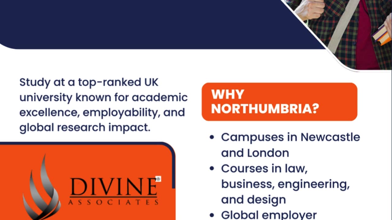 Study at Northumbria University – Apply Now with Divine Associates Ltd for 2025