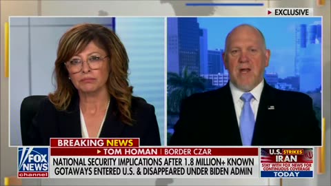 Tom Homan Says the U.S. Is Closely Watching Potential Iranian Sleeper Cells