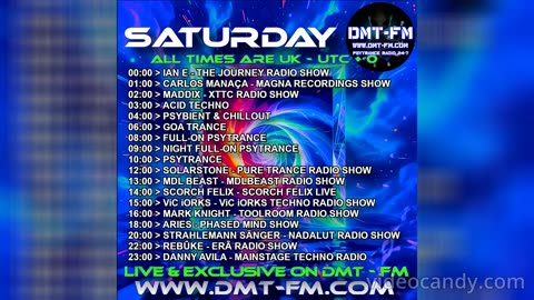 DMT FM Weekly Schedule Monday 04-08-2025 - Sunday 11-08-2025