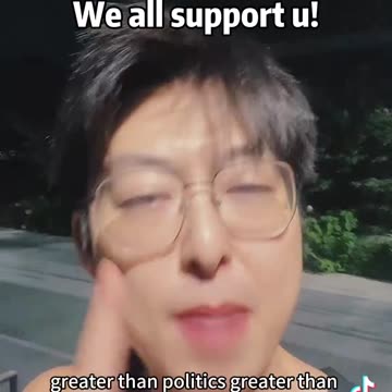 I am Chinese Charlie Kirk, We all support u!