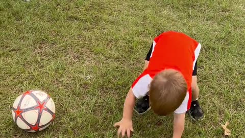 First Day of Soccer Practice