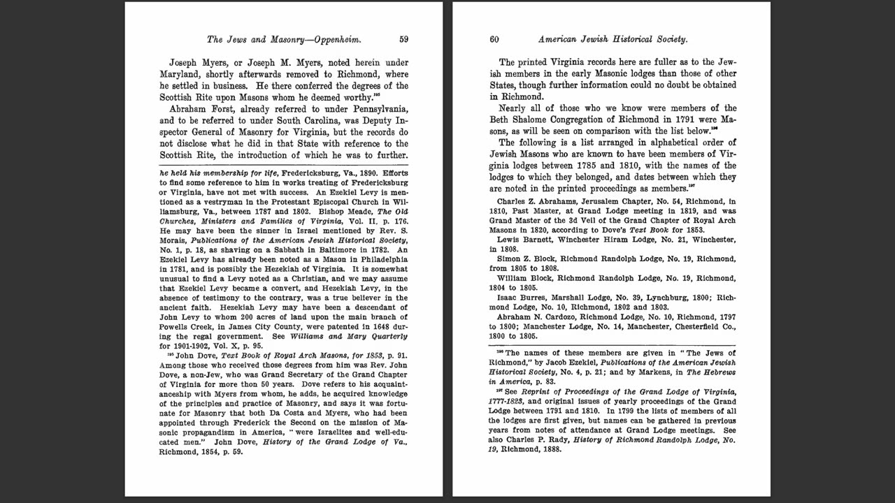 The Jews and Masonry in the United States before 1810 by Samuel Oppenheim (1910) 4 of 6