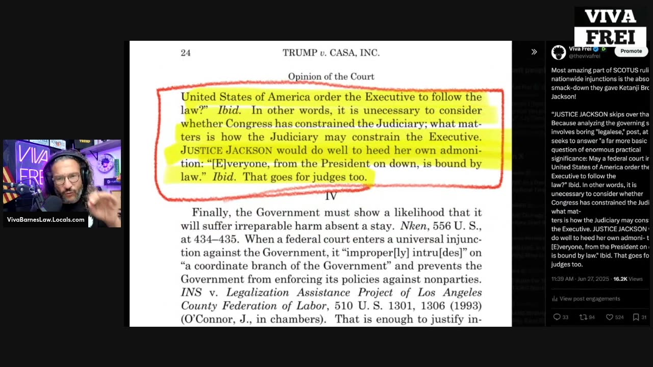 SCOTUS Shuts Down Nationwide Injunctions, Humiliates Ketanji Brown Jackson in Historic Ruling!