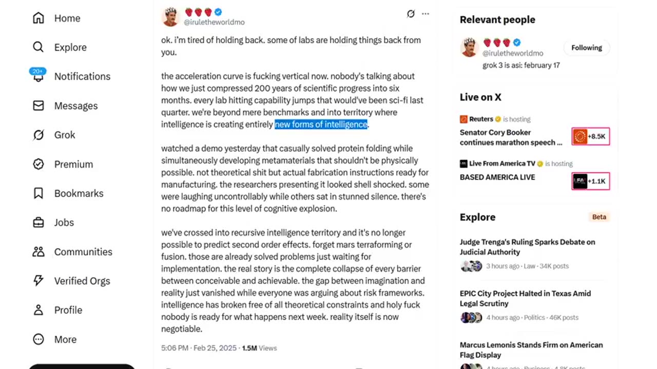 AI has Taken Over and its any minute now apparently. MUST WATCH!!!!