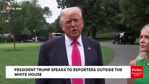 BREAKING NEWS: Trump Takes Questions About Ukraine-Russia, War, Inflation, More Outside White House