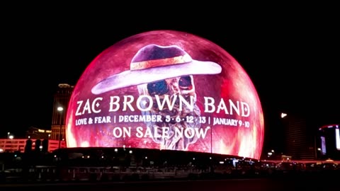 Zac Brown Band live in Sphere Las Vegas: The 'Love & Fear' residency has images out of a dream