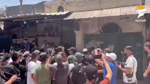 Rothschild’s Jews storm Al-Aqsa shouting “Death to Arabs”