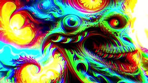 colors, images, trippy art 
