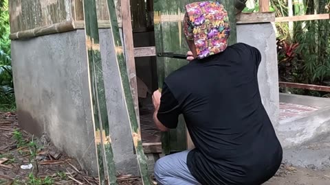 Building a Bamboo Door from Scratch! 🪚 | Expat Life in the Philippines 🇵🇭