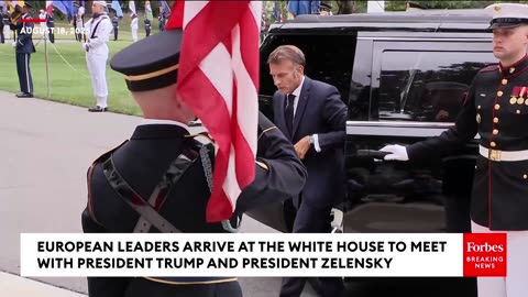 EU Leaders Arrive at The White House for Summit on the Russia-Ukraine War