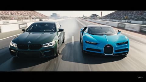 bmw vs buggati drag race
