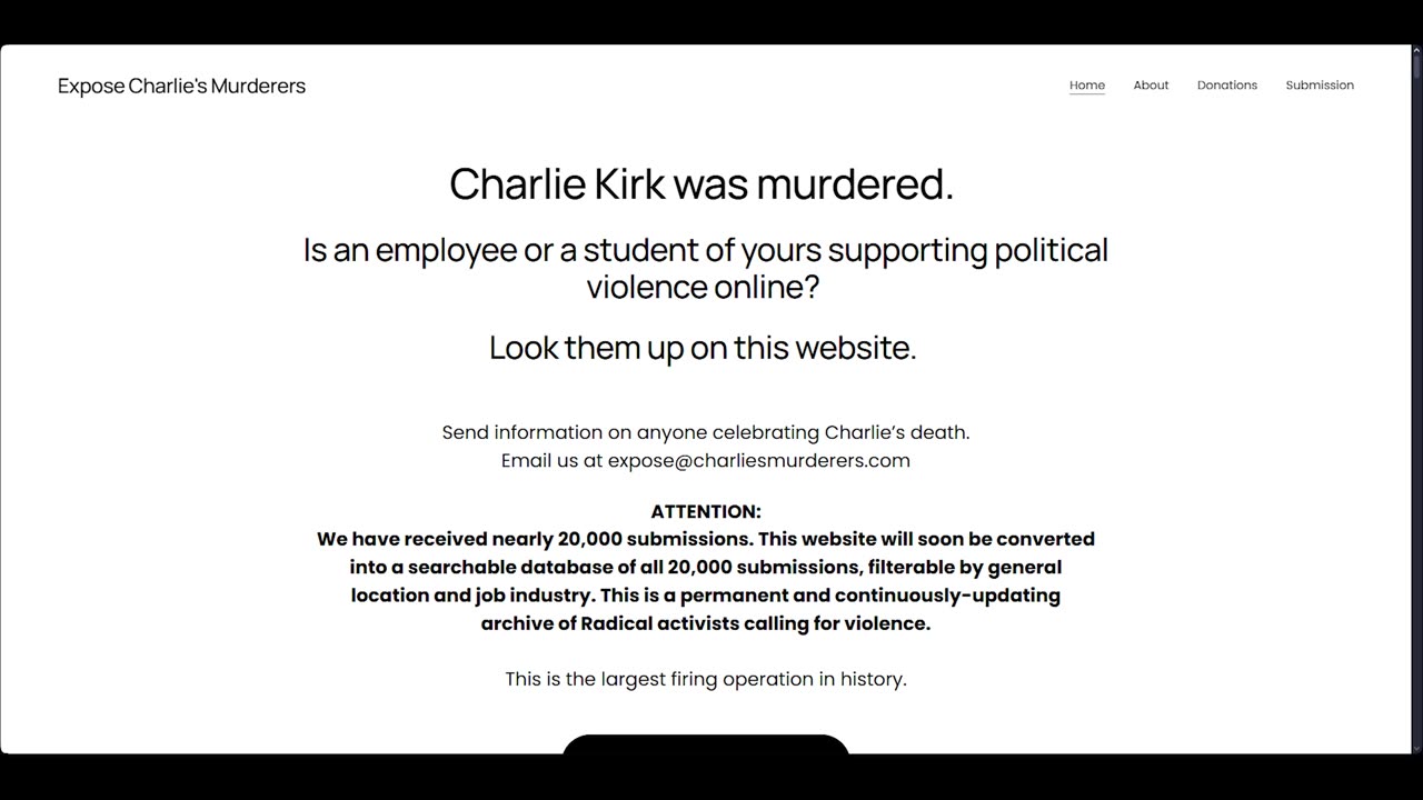 Charlie Kirk's Death Ridiculed. Your Actions Have Consequences.