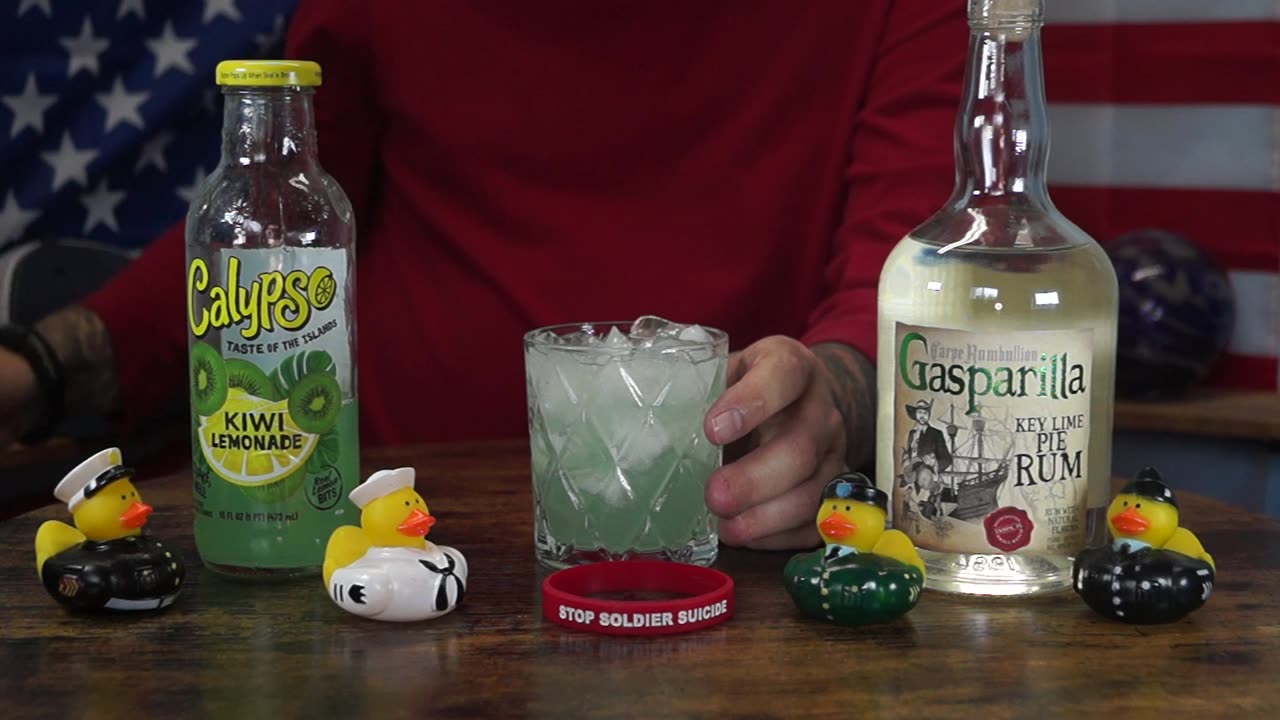 Lawrence Tatro - Gasparilla Key Lime Pie Rum & Calypso Kiwi Lemonade