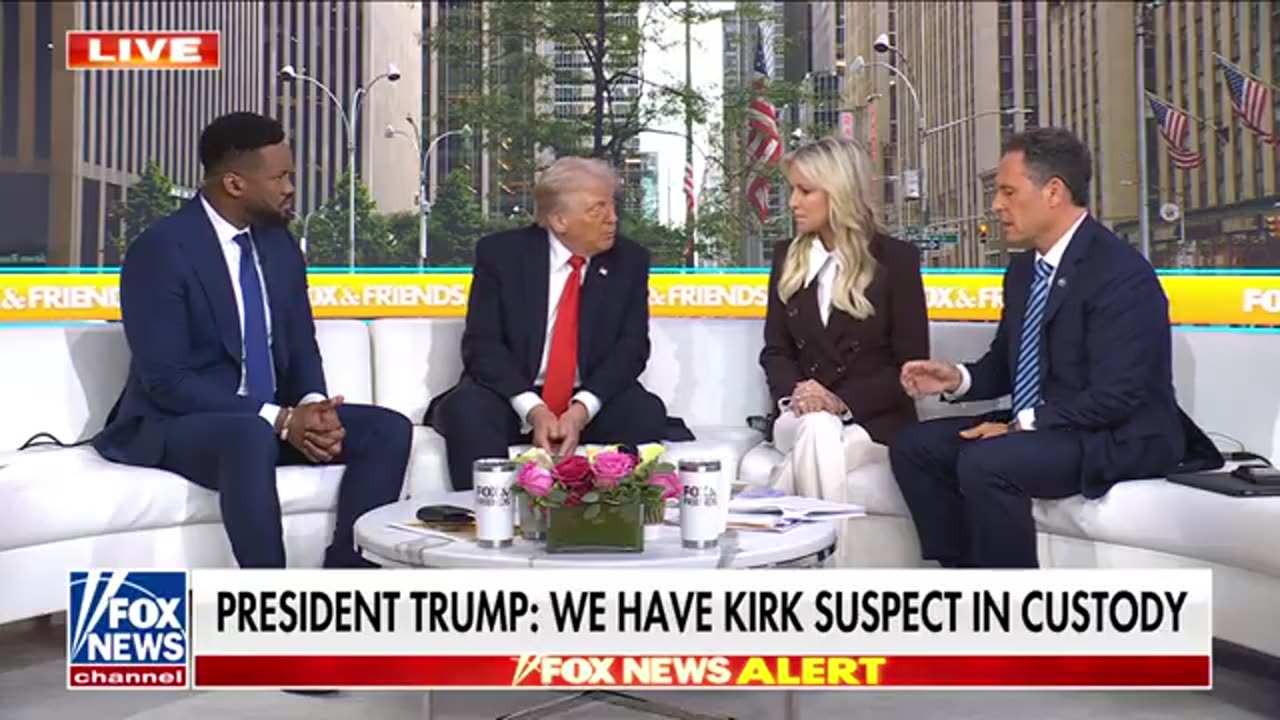 BREAKING Trump announces Charlie Kirks suspected assassin in custody