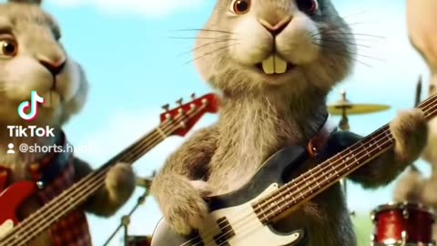 Viral video The rabbits are singing.