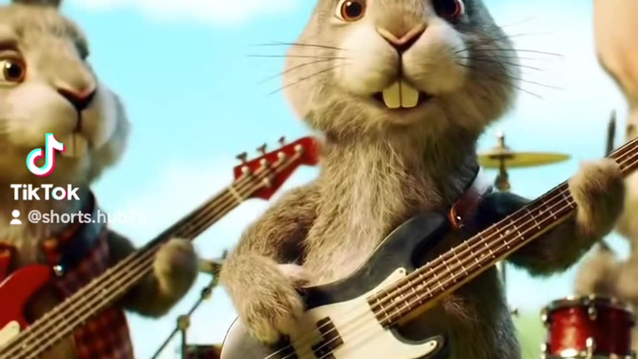 Viral video The rabbits are singing.