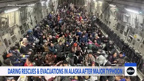 Rescues and evacuations in Alaska after major typhoon