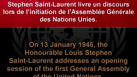 UN - the foundation of a world government - Canada spilled the beans in 1946