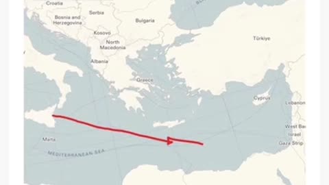 View "Greta & Freedom Flotilla Location as of June 6th"