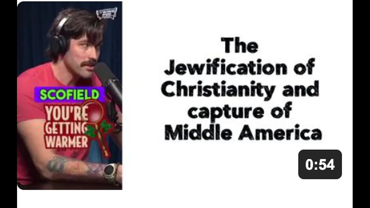 The Jewification of Christianity and capture of Middle America
