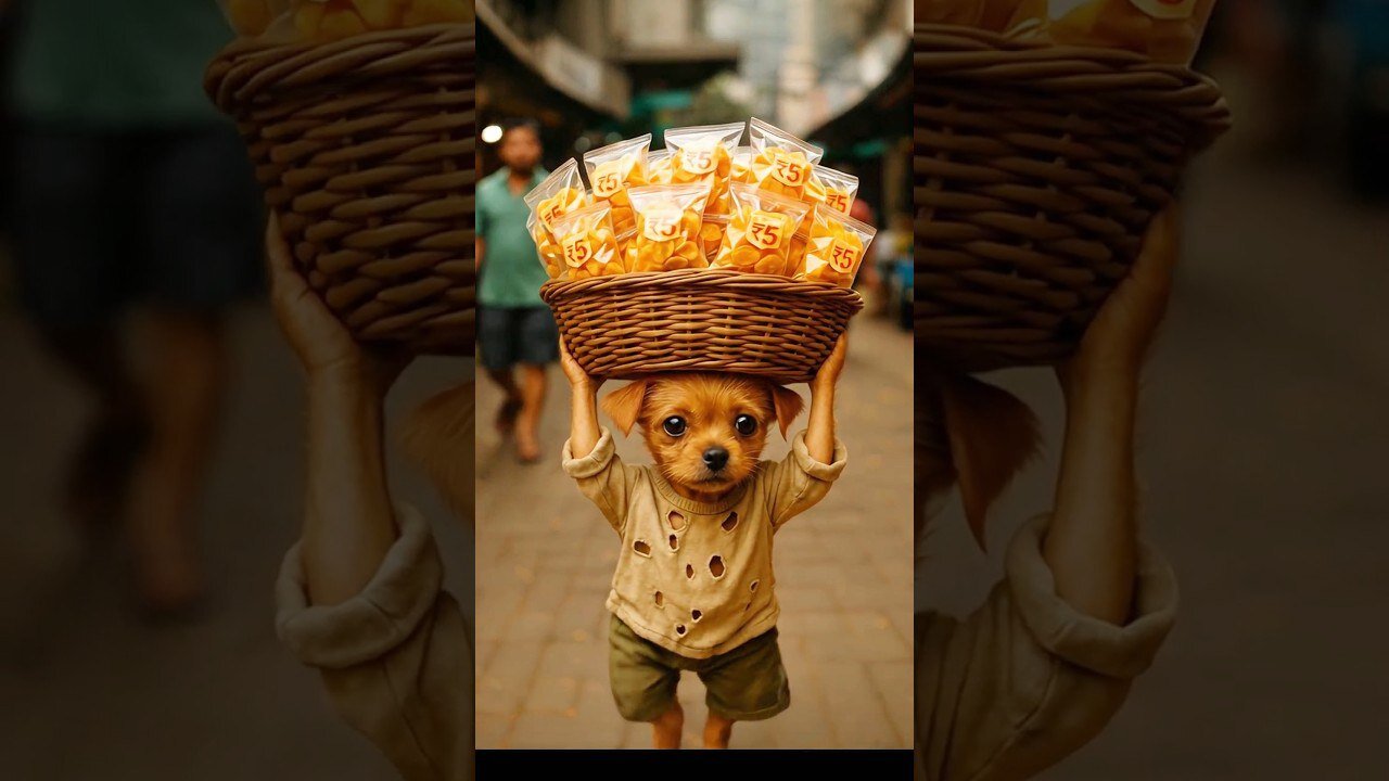 The poor puppy didn't have samosa