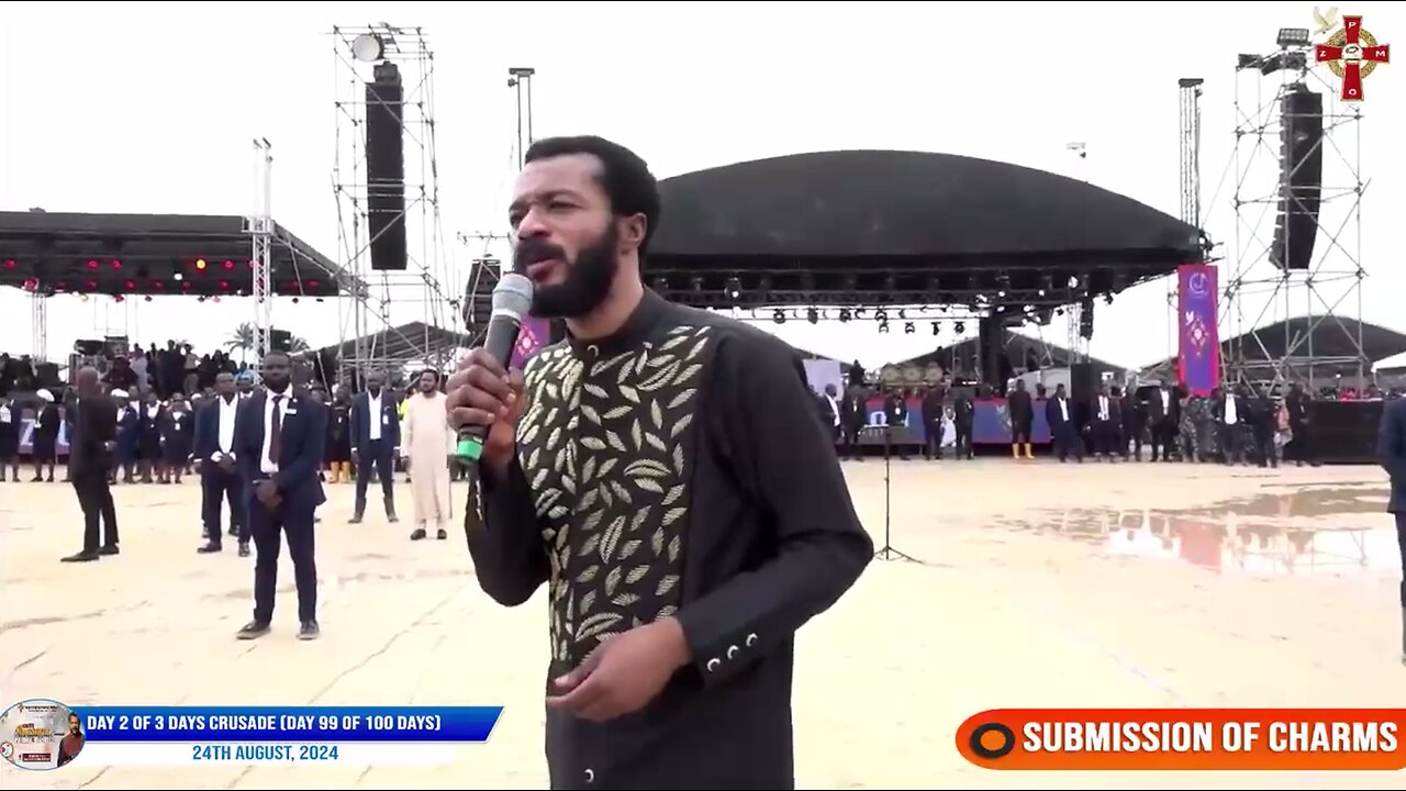 Brother Ebuka Obi Ministration During The DAY 2 OF 3 DAYS CRUSADE {DAY 99 OF 100 DAYS}