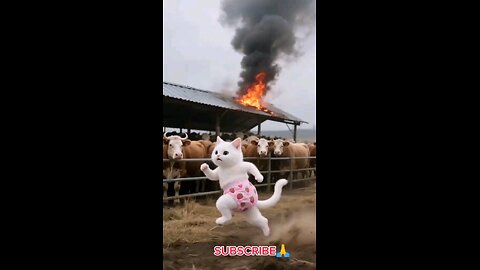 The cat and the firemen