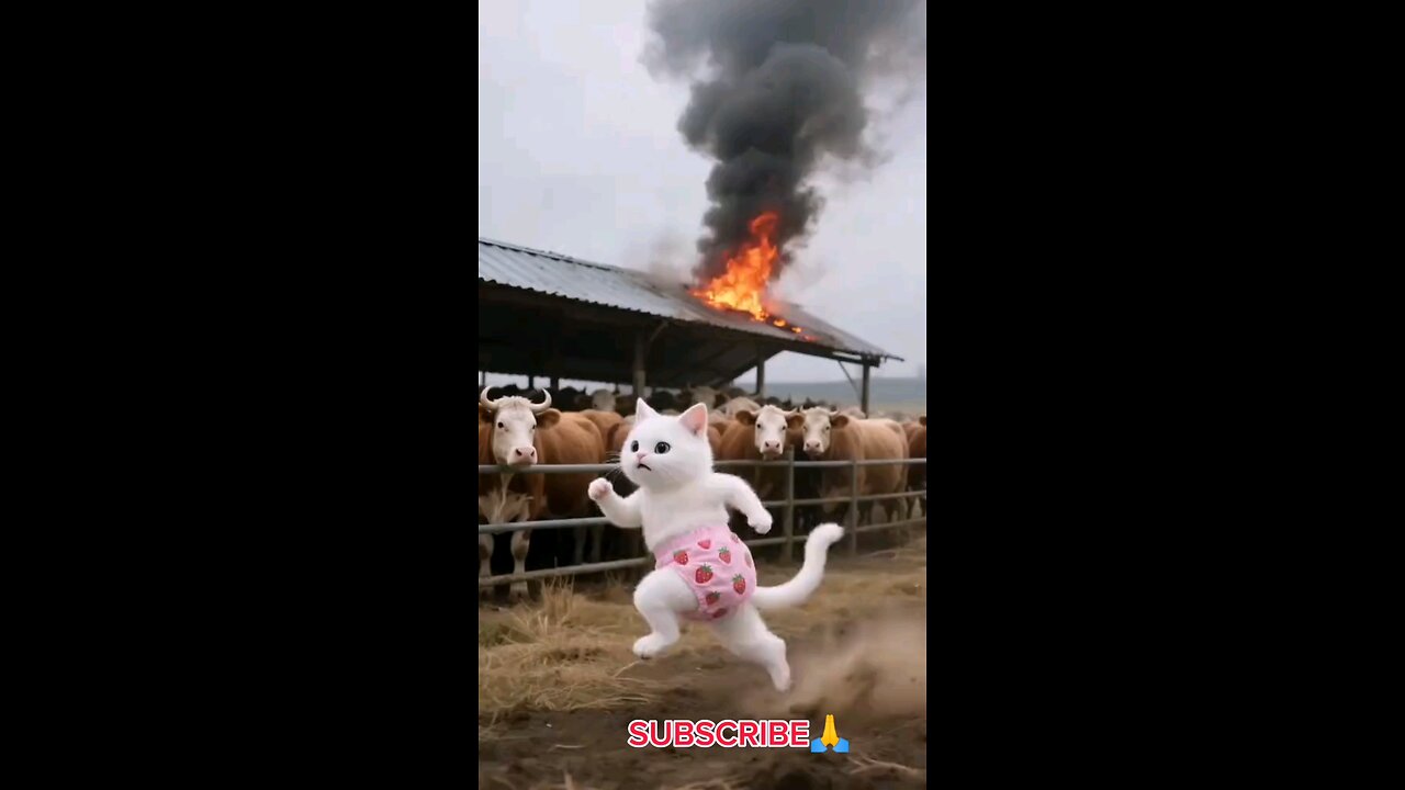The cat and the firemen