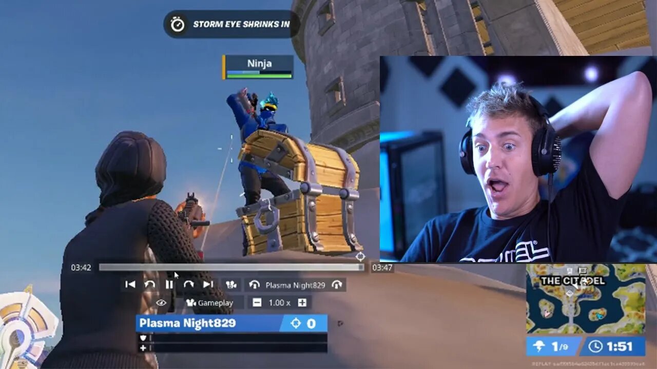 Ninja Went Into Replay Mode INSTANTLY To Find This Sneaky Player...