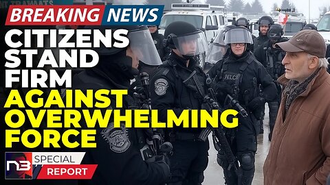 🚨BREAKING: Brave Patriots Tell Armed Officers "We've Packed For The Long Haul"!