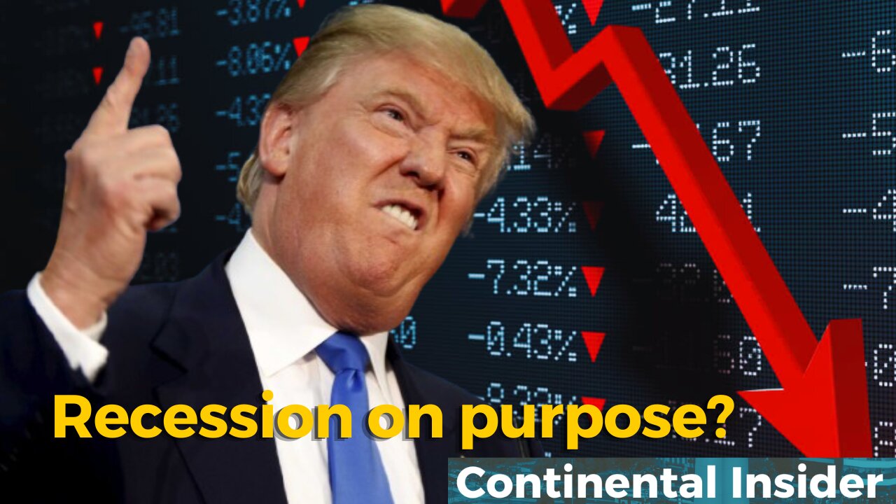 📉 Is Trump causing a recession on purpose?
