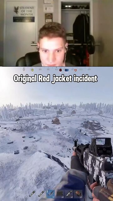 Original red jacket clip