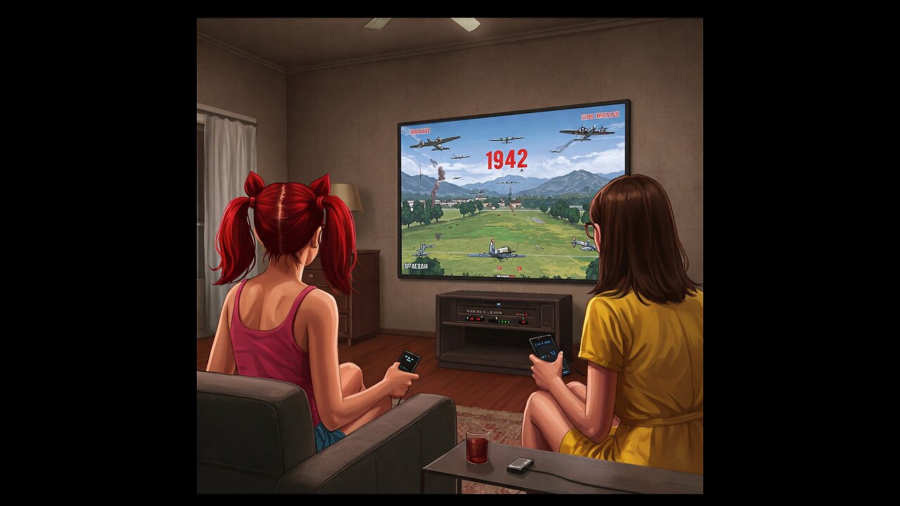 BETTER Quality Gaming! WWII Air Combat_ 1942 Gameplay Retro Gaming to Live Video