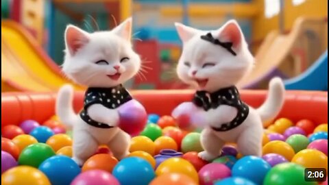 happy kittens cats dancing video💃Videos for cats😺 #cat #funny #dance