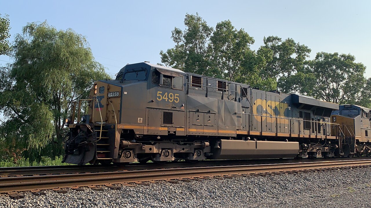 Lightning Fast CSX Train part 28 Shimmering Spinecars