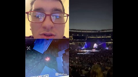 #playingminecraft one of my friends on TikTok and discord went to a Taylor Swift concert