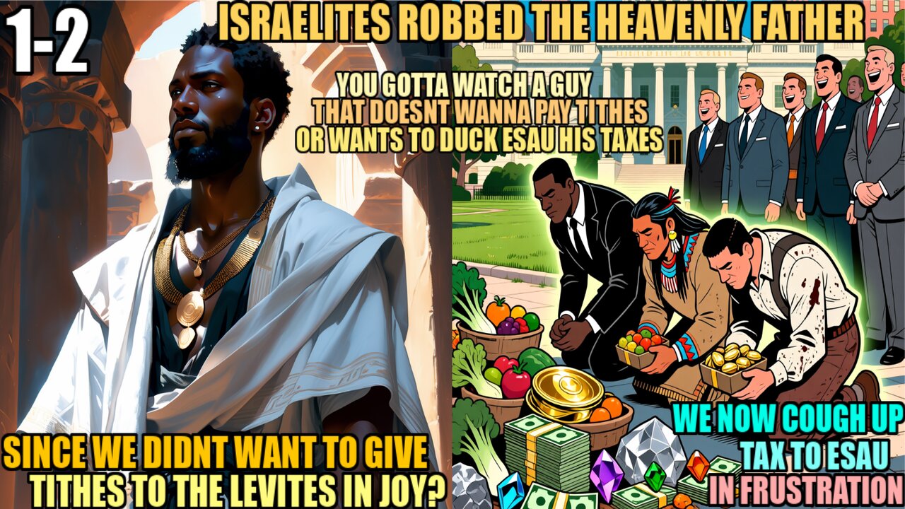 Why Paying Taxes To Esau Is Biblically A Good Thing (Punishment For Us) Tithes We Owed Levites 1-2