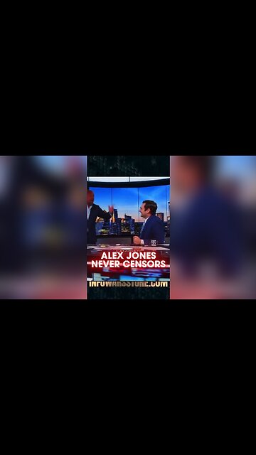 Alex Jones Never Censored Anyone on INFOWARS - 9/2/25