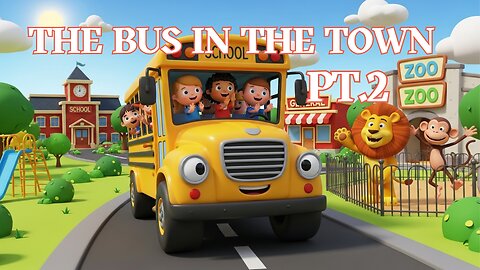 The Bus in the Town Pt.2 - Fun Kids Sing-A-Long