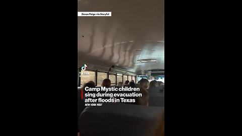Camp Mystic Children SING 🎶 During EVACUATION Due to Floods in TEXAS🙏